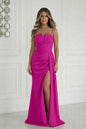 Langes Kleid model 224637 Bicotone