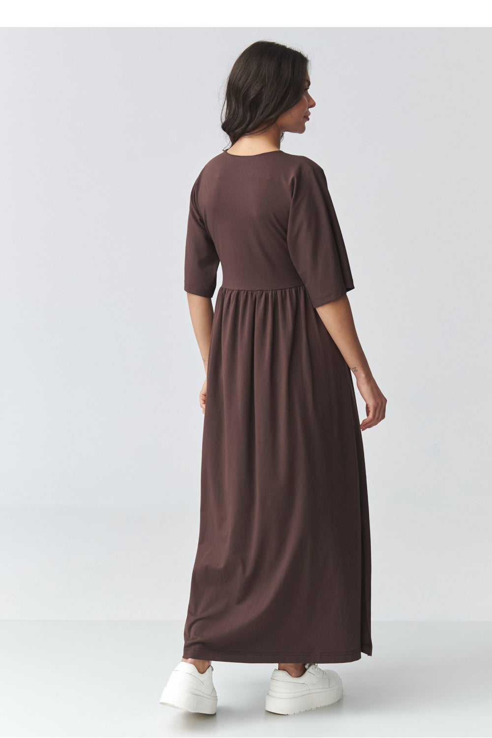 Alltagskleid model 225699 Makadamia