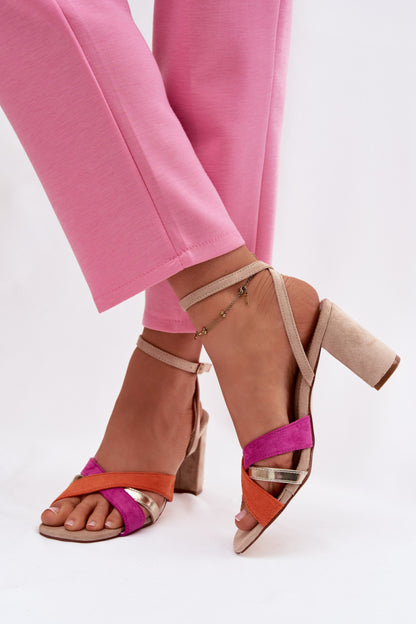 Sandalen mit Absatz model 226337 Step in style