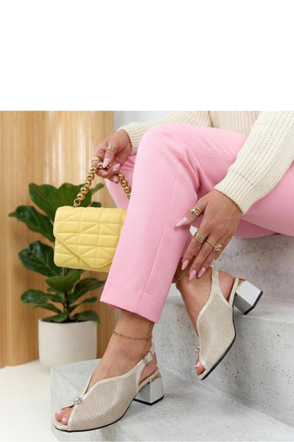 Sandals with heel model 226584 Solea