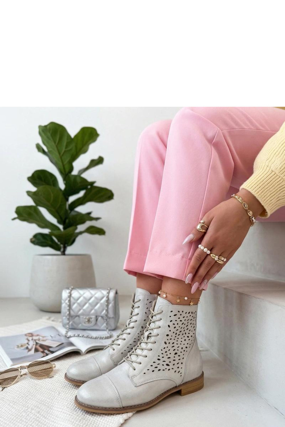Openwork boots model 226589 Solea
