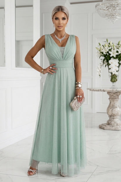 Langes Kleid model 227075 Numoco
