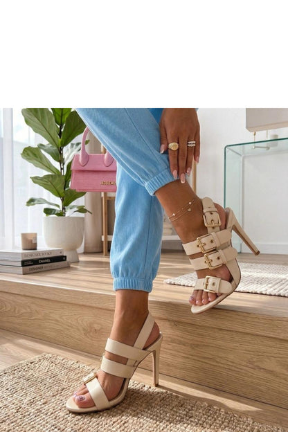Sandals with heel model 227278 Solea