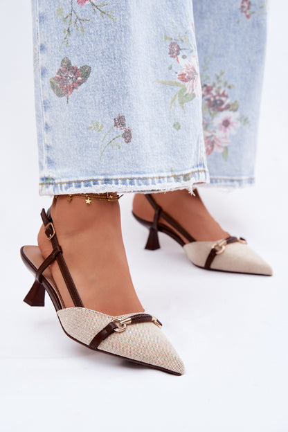 Sandalen mit Absatz model 227445 Step in style