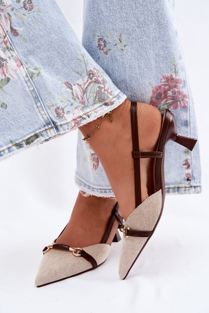 Sandalen mit Absatz model 227445 Step in style