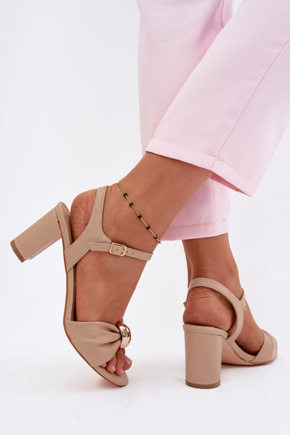 Sandalen mit Absatz model 227922 Step in style