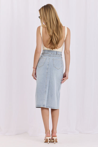 ~Spódnica jeansowa model 228031 Factory Price