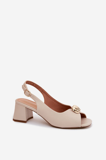 Sandalen mit Absatz model 228110 Step in style