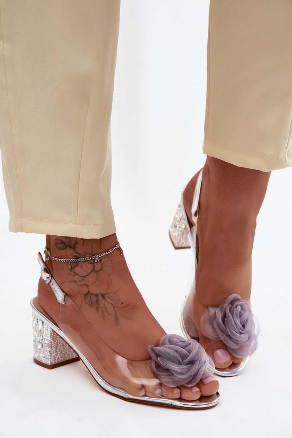 Sandalen mit Absatz model 228120 Step in style