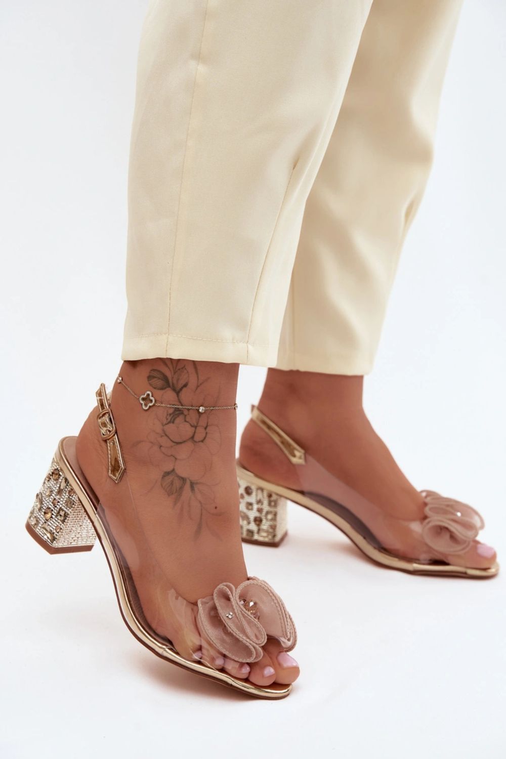 Sandalen mit Absatz model 228114 Step in style