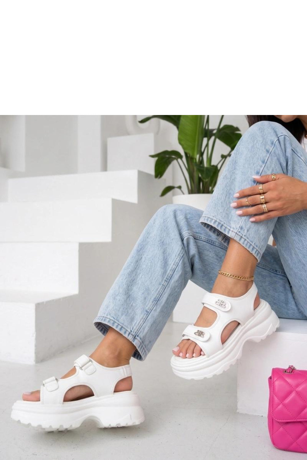Plateausandalen model 228195 Solea