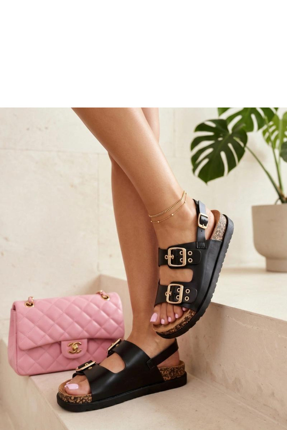 Plateausandalen model 228201 Solea