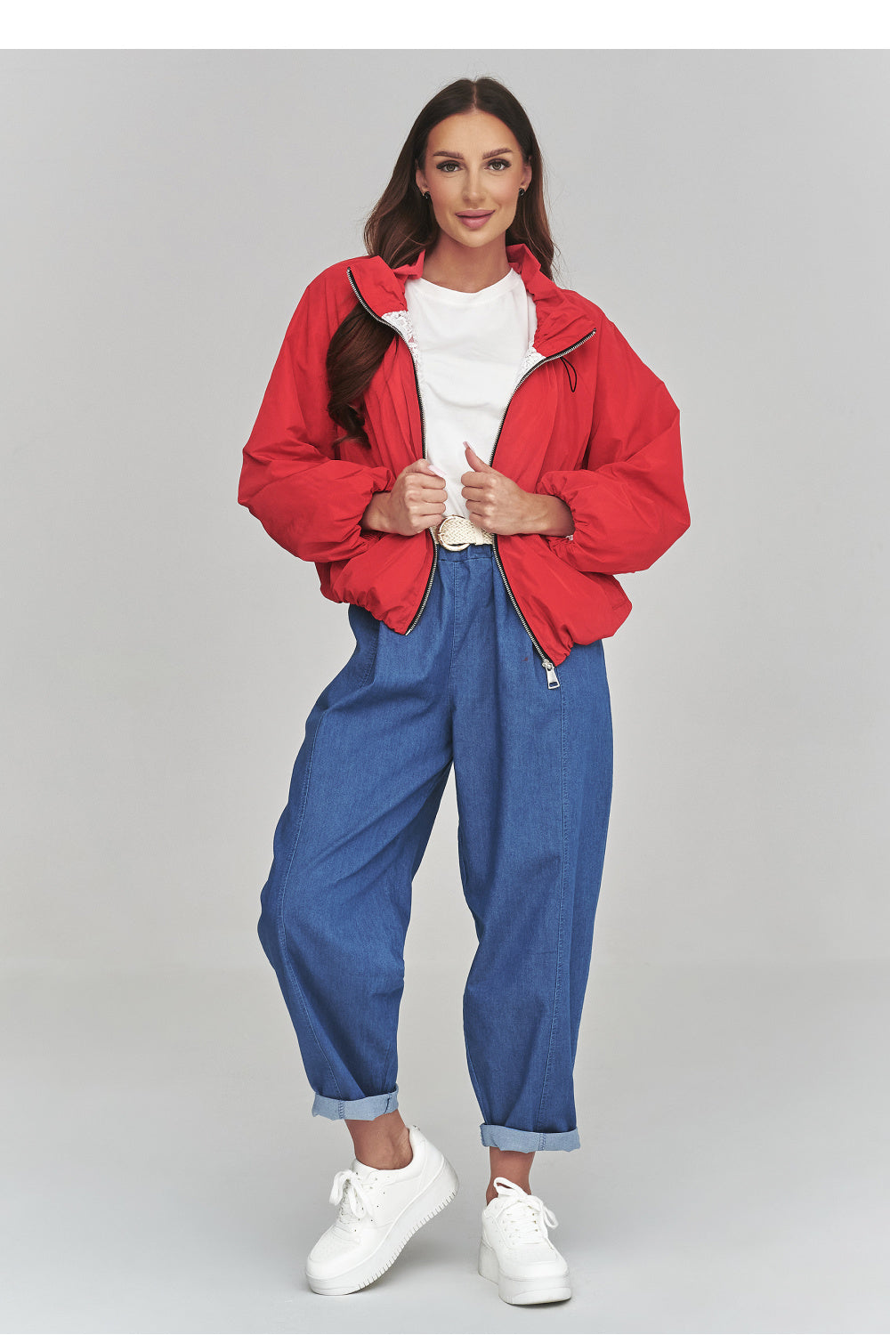 Jacke model 228271 Makadamia
