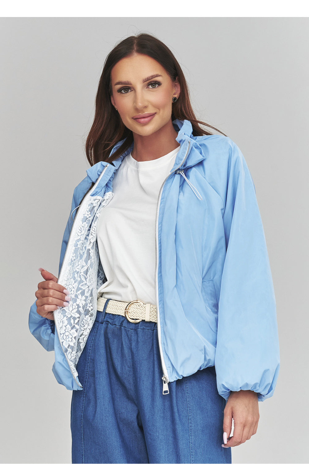 Jacke model 228273 Makadamia