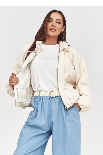 Jacke model 228274 Makadamia