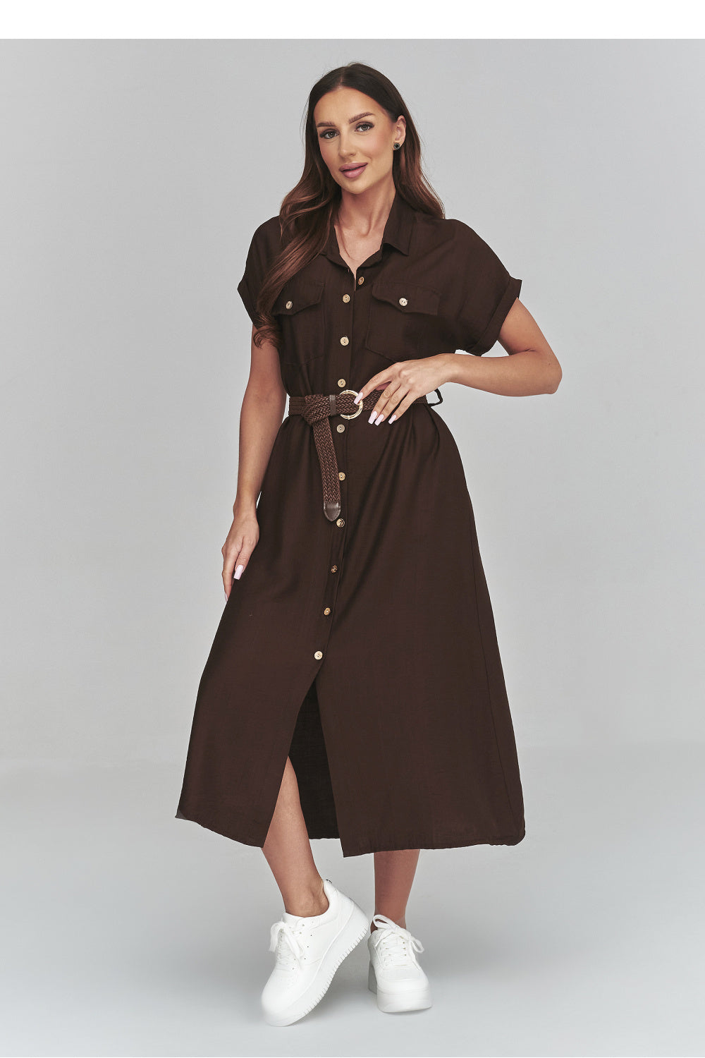 Alltagskleid model 228281 Makadamia