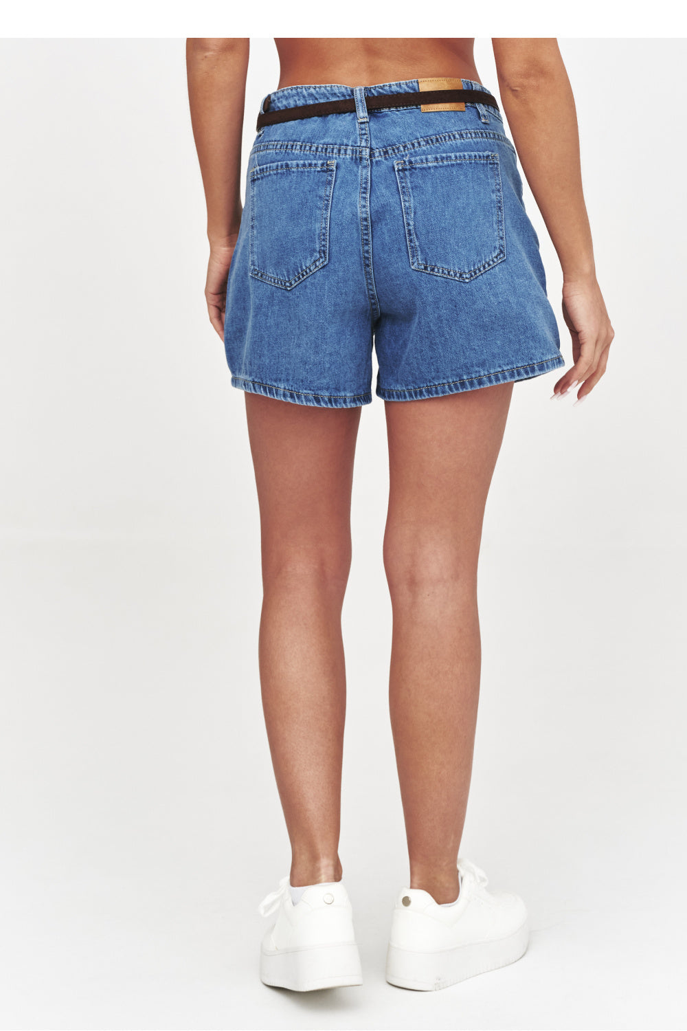 Jeansshorts model 228292 Makadamia