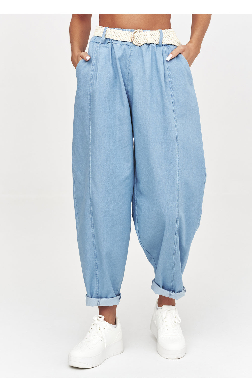 Damen Hose model 228293 Makadamia