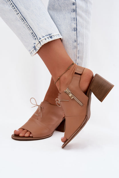 Sandalen mit Absatz model 228387 Step in style