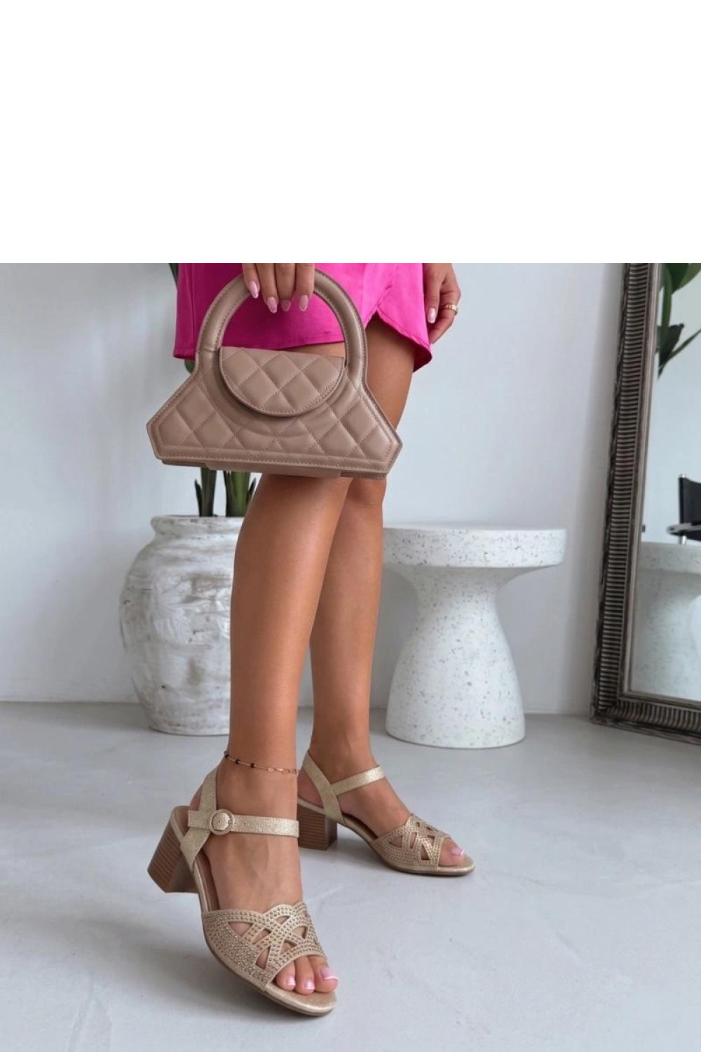 Sandalen mit Absatz model 229006 Solea