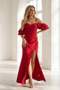 Langes Kleid model 229046 Bicotone