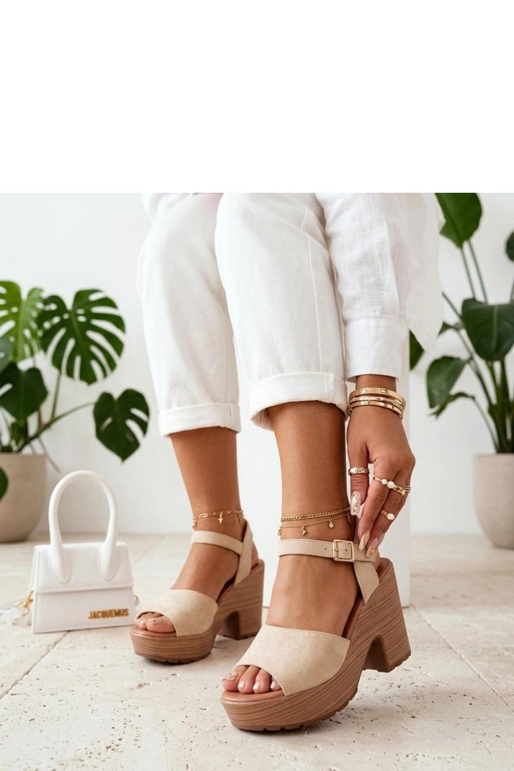 Sandalen mit Absatz model 229780 Solea