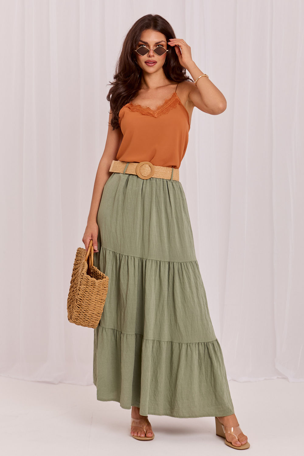 Langer Rock model 229813 Italy Moda