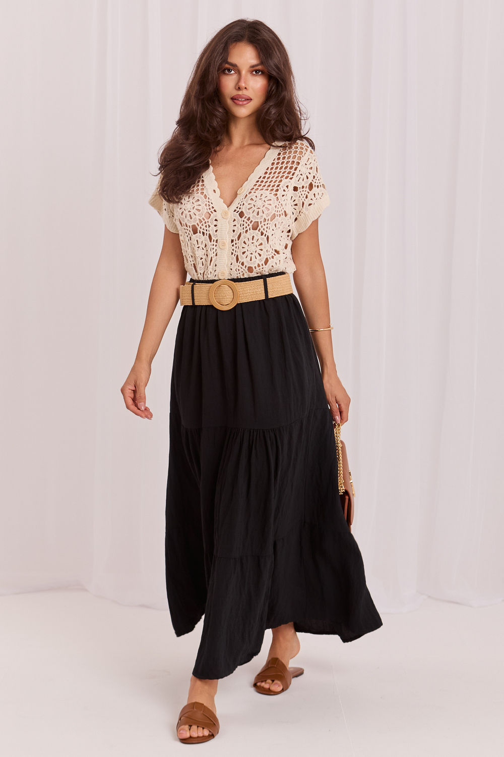 Langer Rock model 229814 Italy Moda