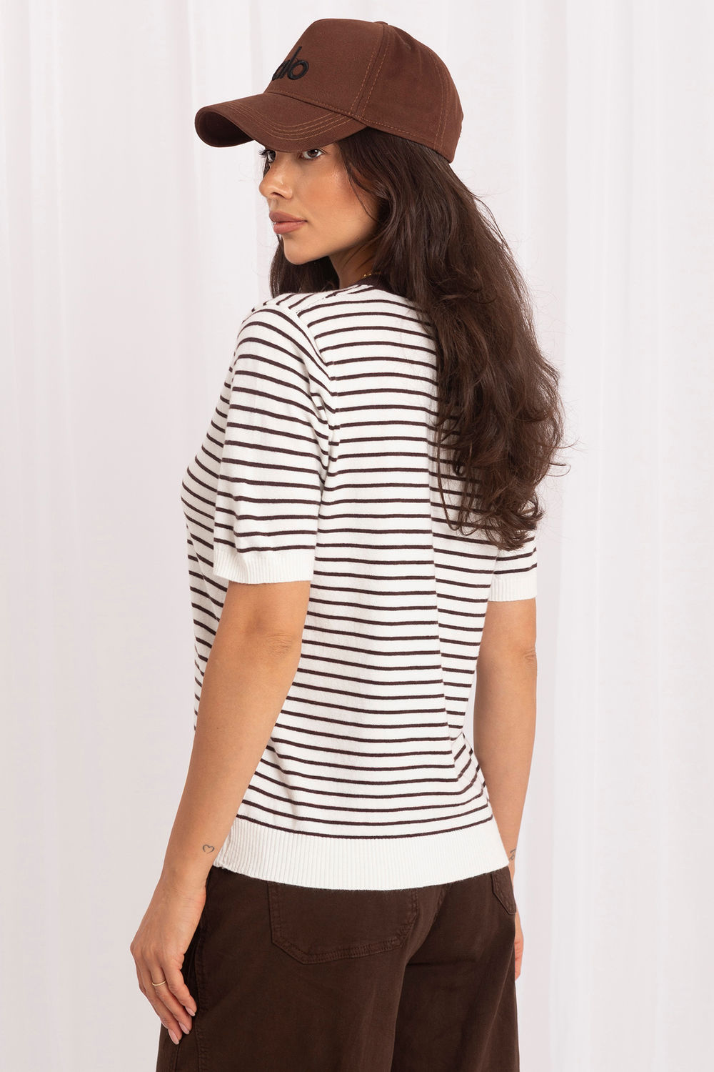Kurzarm Pullover model 230142 Italy Moda