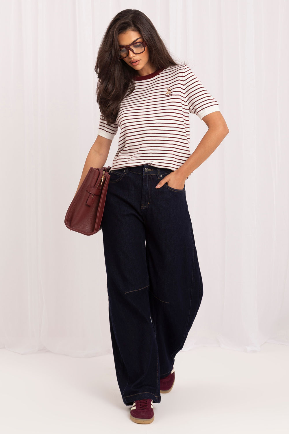 Kurzarm Pullover model 230143 Italy Moda