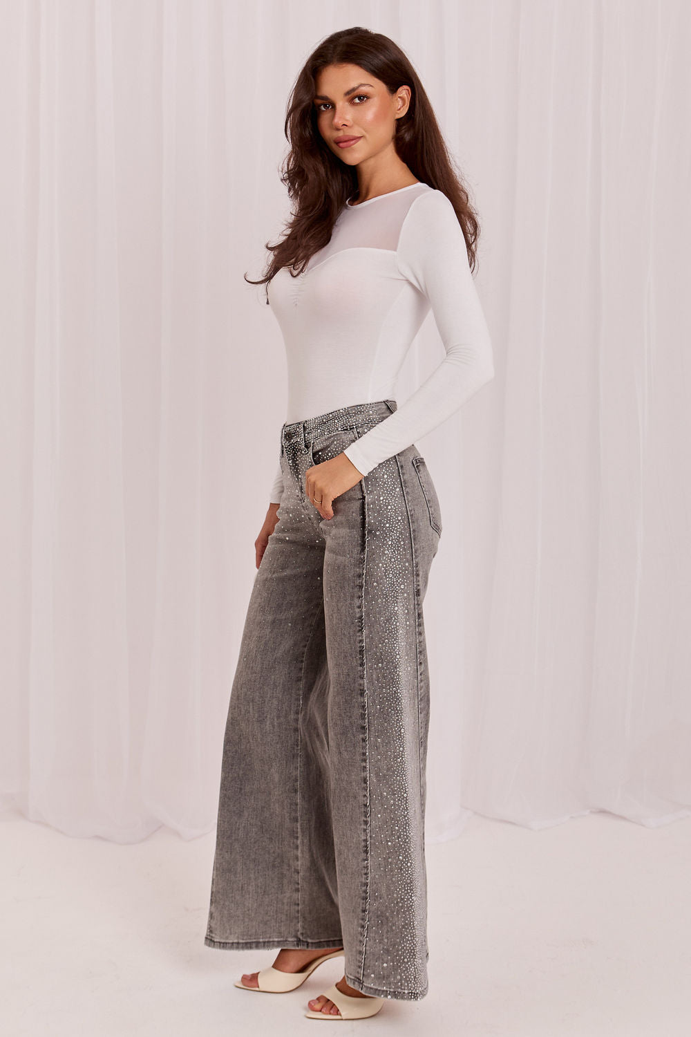 Jeans model 230162 Italy Moda