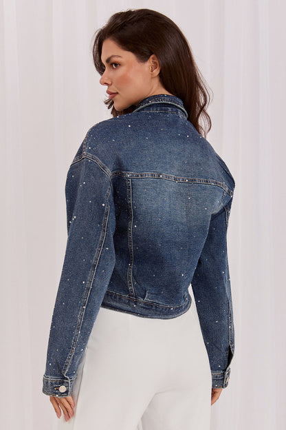 Jeansjacke model 230177 Italy Moda