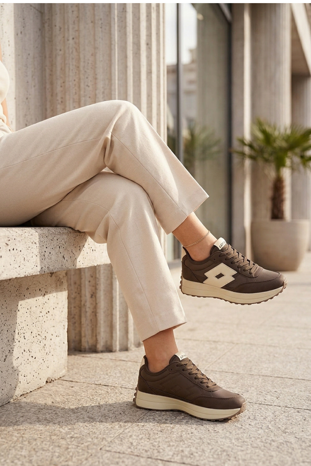 Sportliche Schuhe auf Plattform model 230615 Step in style