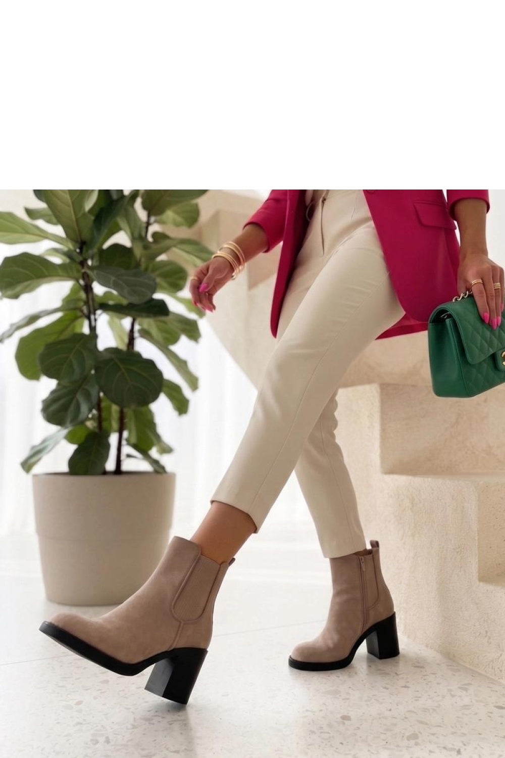 Stiefeletten mit Absatz model 230790 Solea