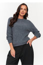 Pullover model 230855 Makadamia