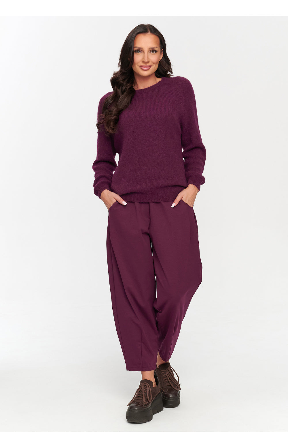 Damen Hose model 230862 Makadamia