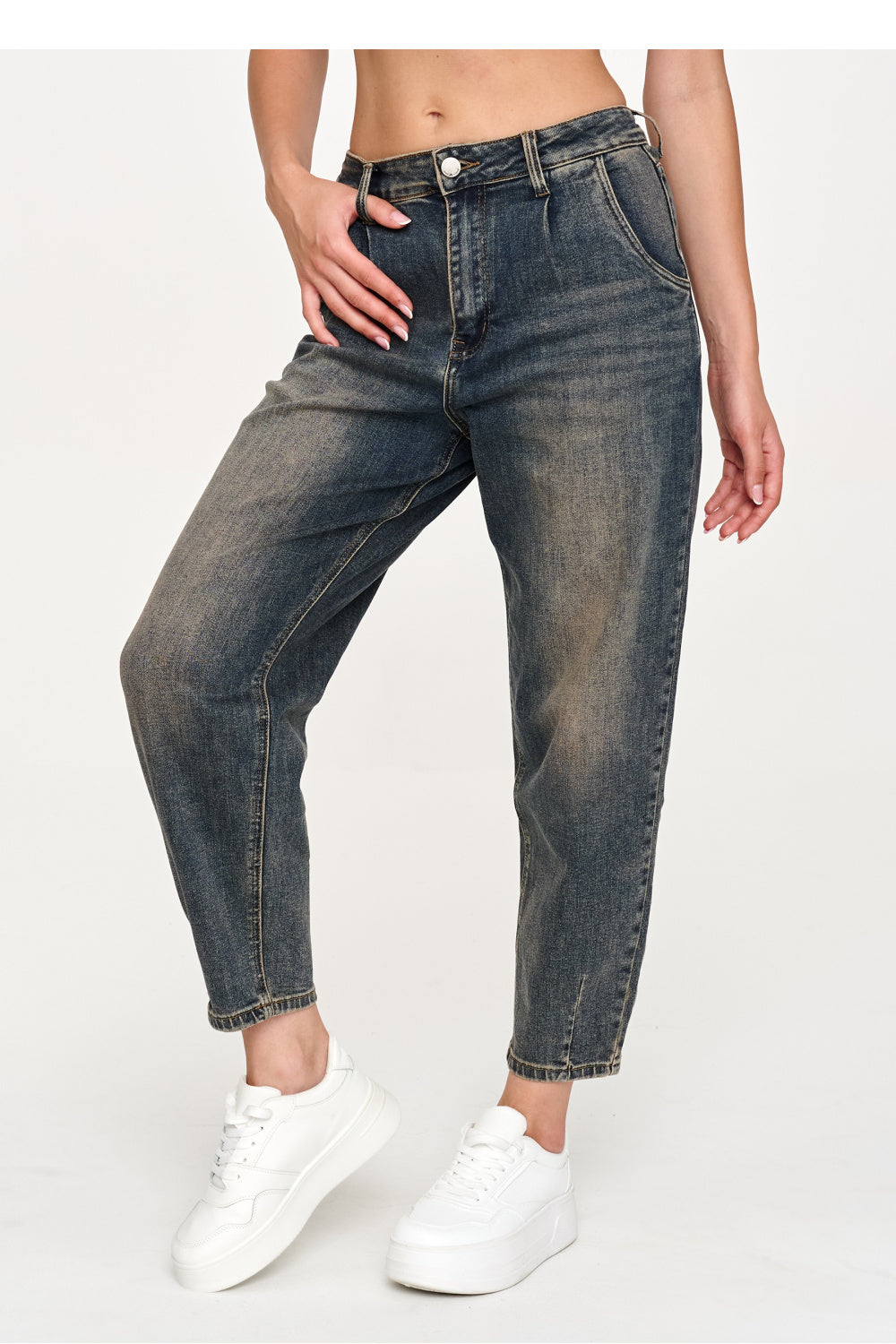 Jeans model 230874 Makadamia