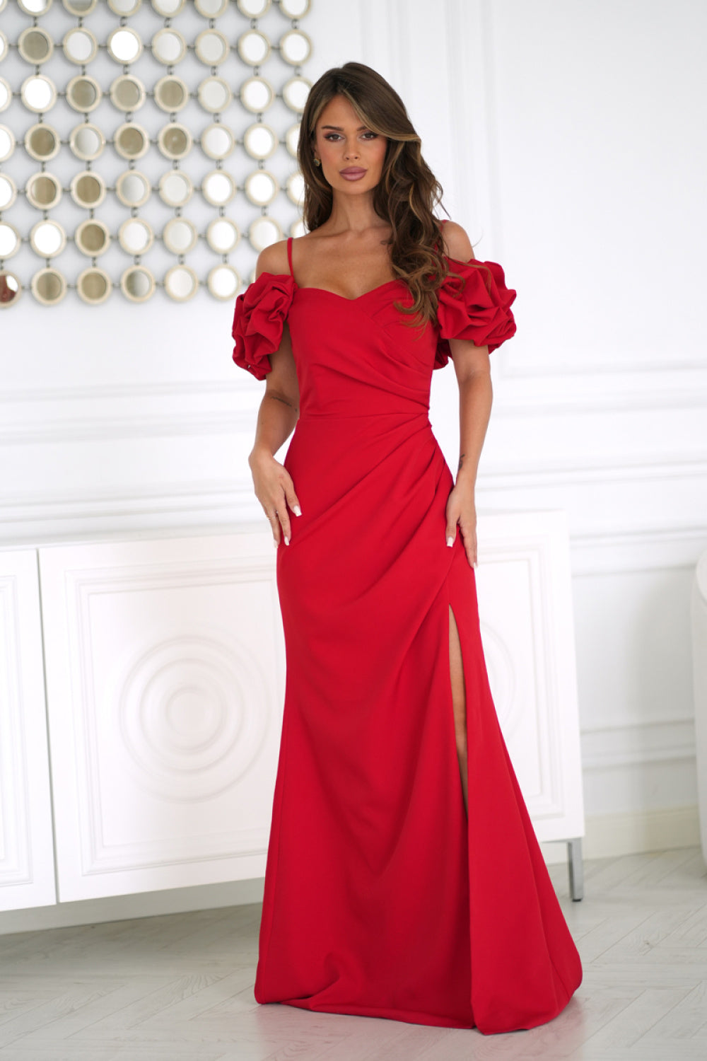 Langes Kleid model 230919 Bicotone