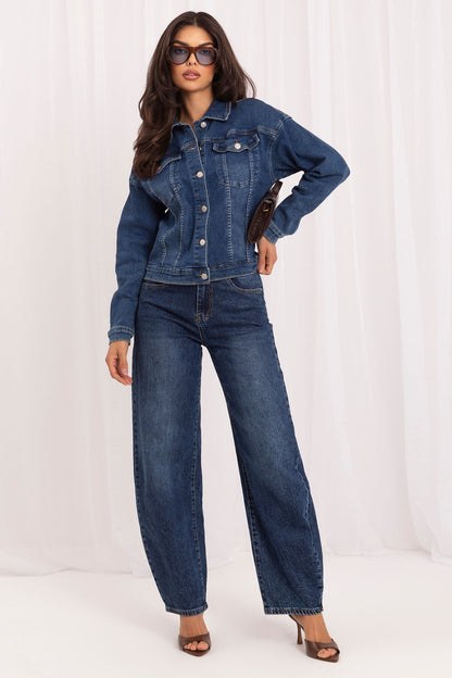 Jeansjacke model 231366 Italy Moda