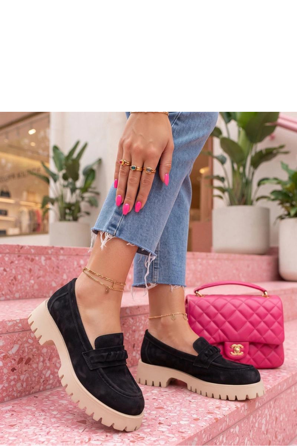 Halbschuhe mit Plattform model 231427 Solea