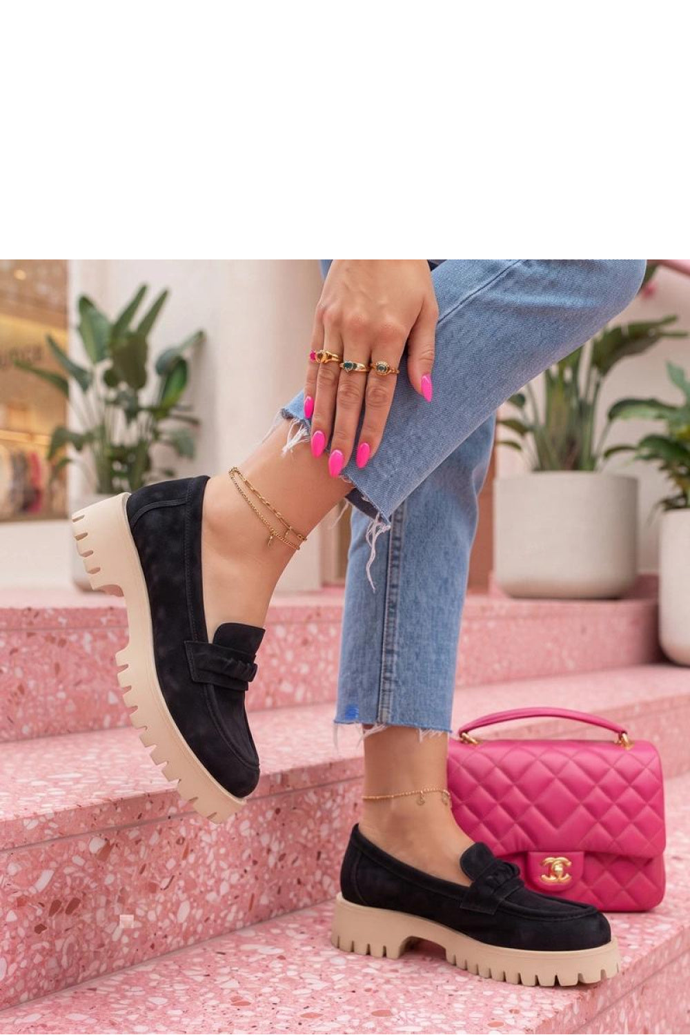 Halbschuhe mit Plattform model 231427 Solea