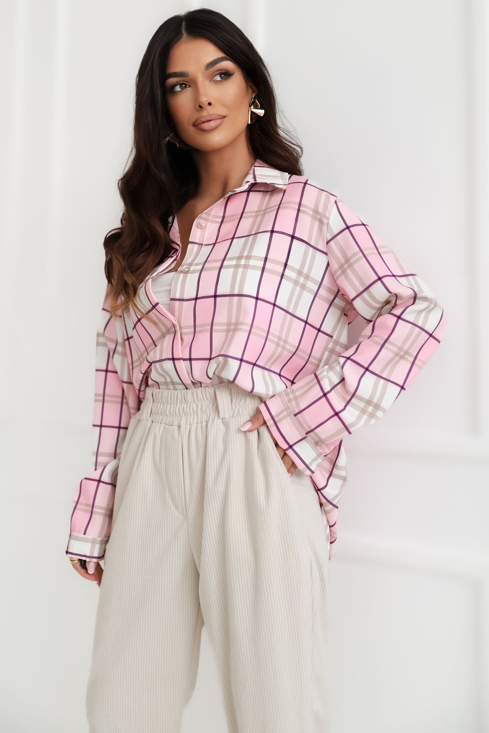 Langarm Hemd model 231512 Italy Moda