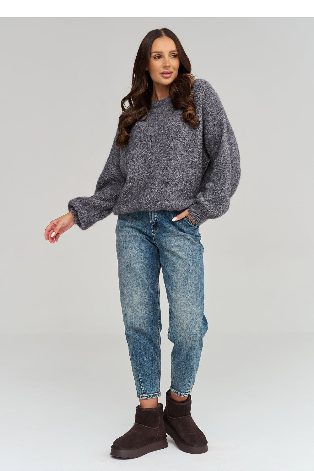 Pullover model 232006 Makadamia