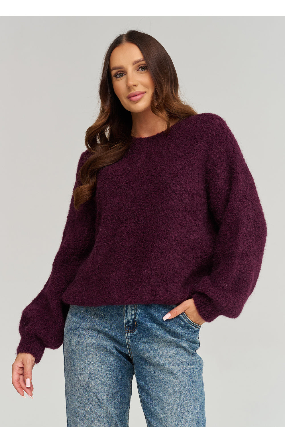 Pullover model 232007 Makadamia