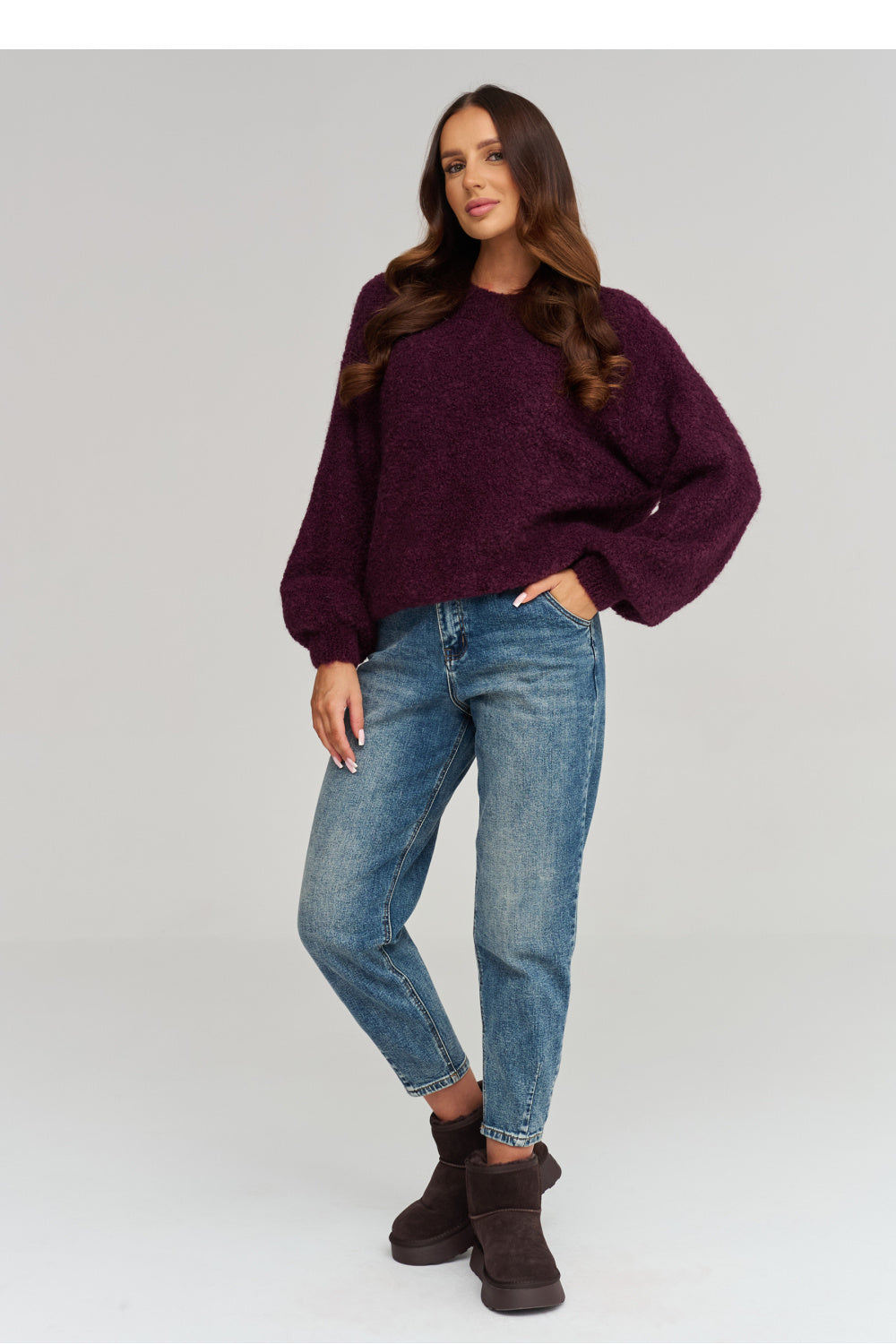 Pullover model 232007 Makadamia