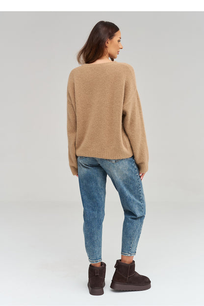 Pullover model 232011 Makadamia