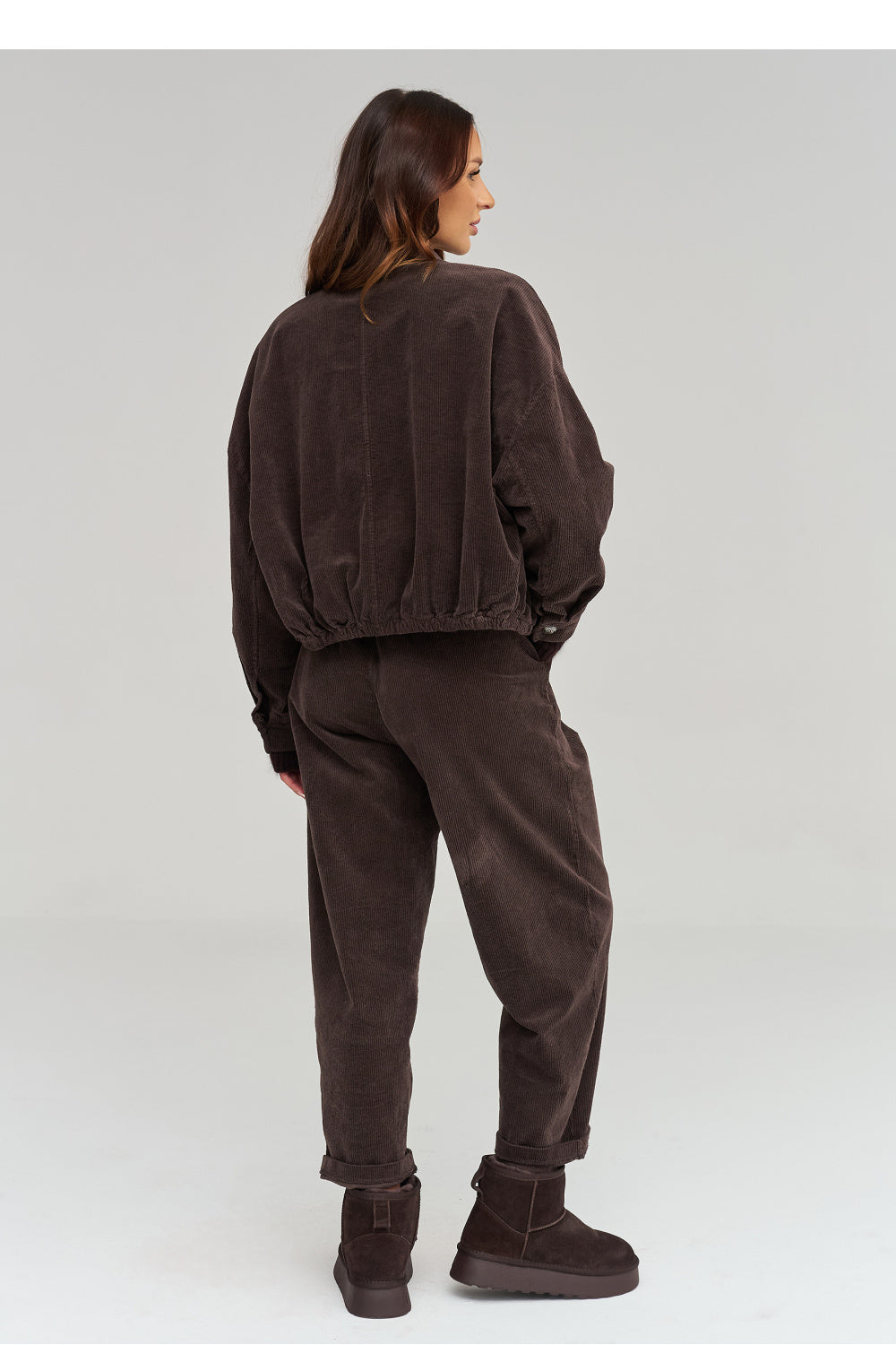 Cordjacke model 232013 Makadamia