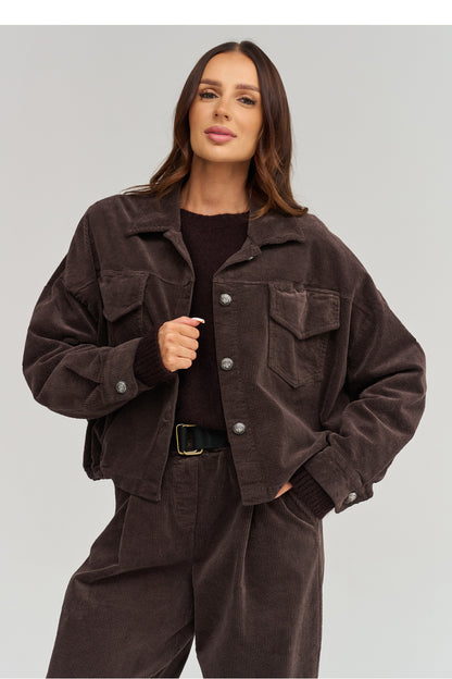 Cordjacke model 232013 Makadamia