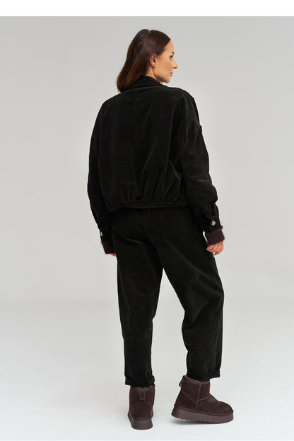 Cordjacke model 232014 Makadamia