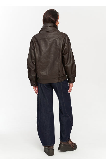 Jacke model 232044 Makadamia